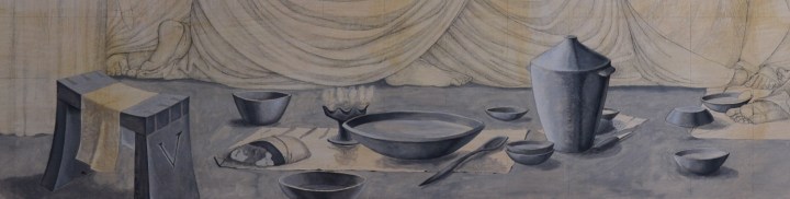 Thomas grisaille detail