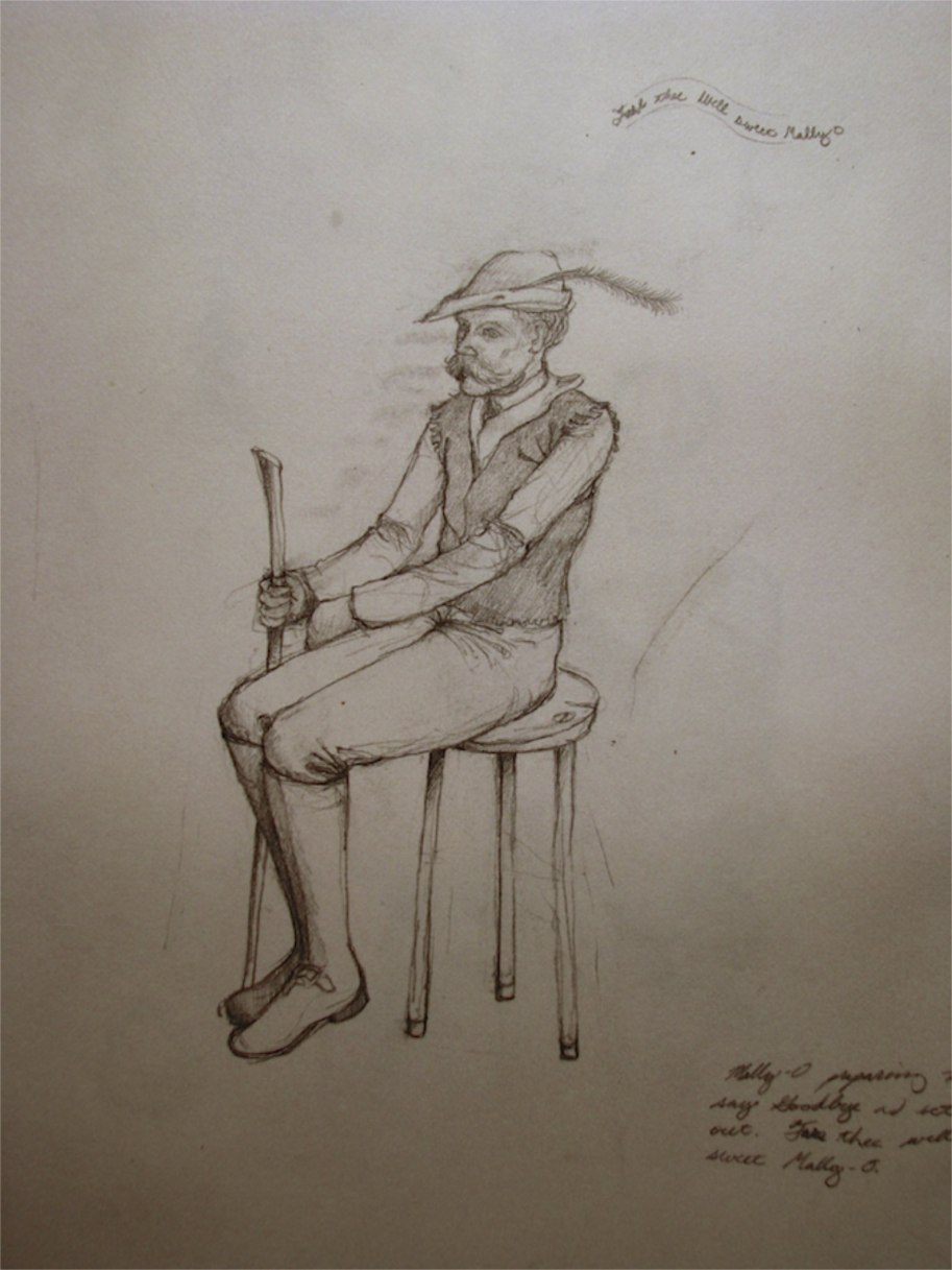 Mally-O, cousin to Walking Man 