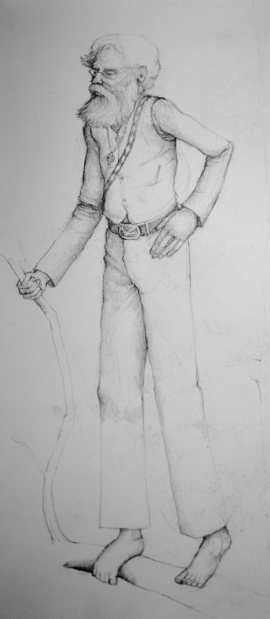 Walking Man in a Tree