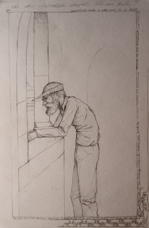 Walking Man at a Window