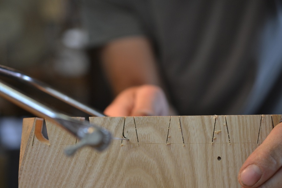 coping out the waste