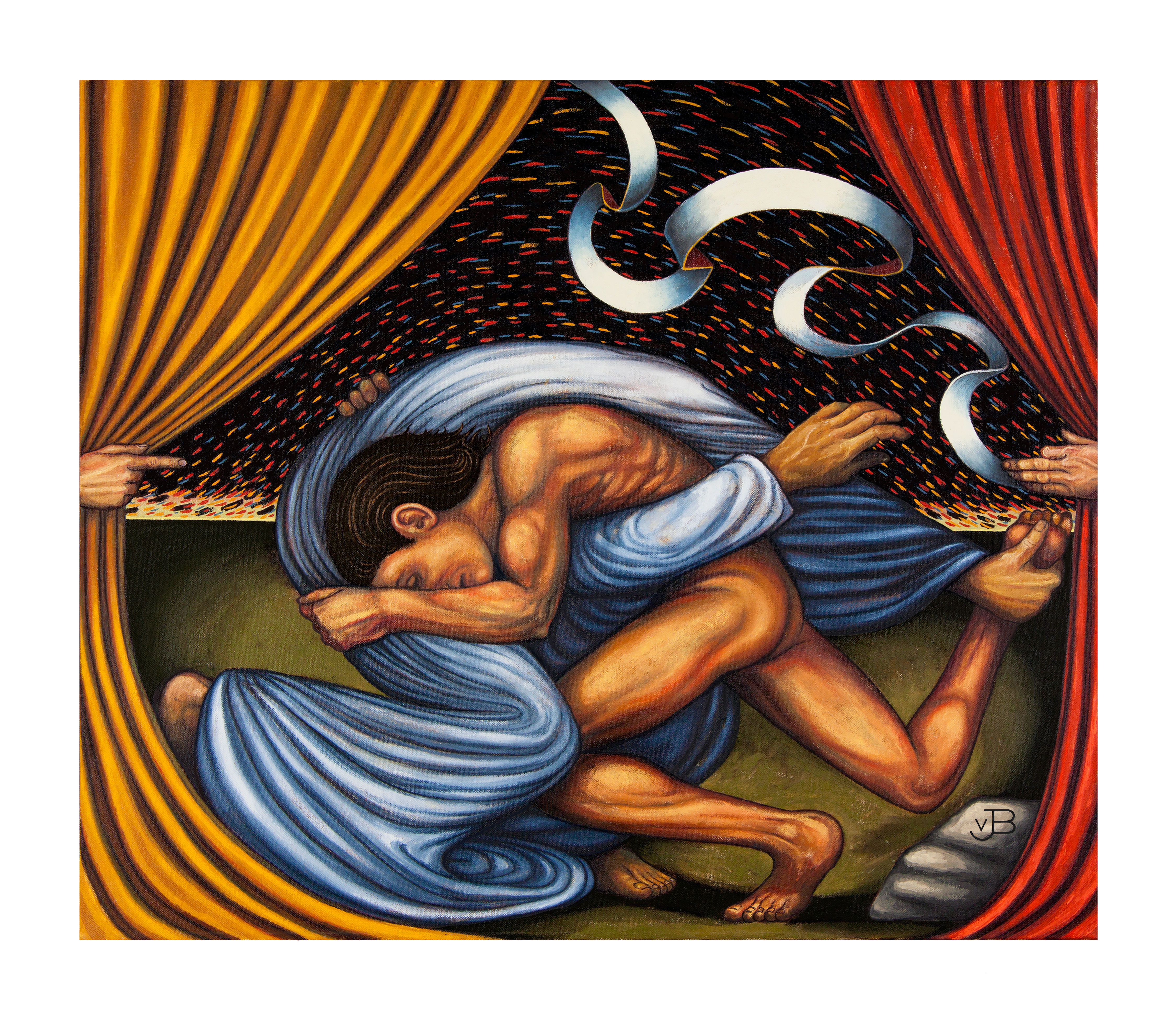 Prints of Jacob Wrestling With God – The School of the Transfer of